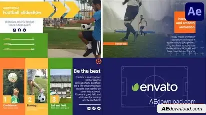 Football Slideshow | After Effects Openers template preview
