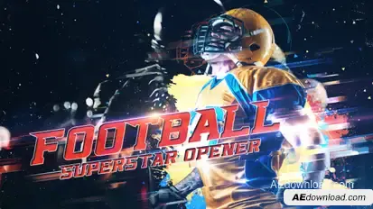 Football Superstar Opener Openers template preview