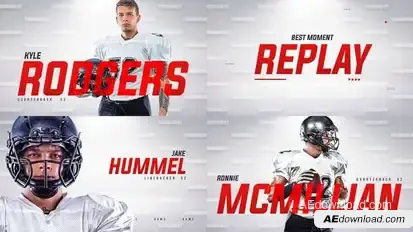 Football Transitions broadcast-packages template preview