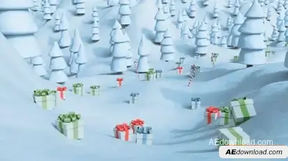 Forest Christmas Logo Logo Stings template preview