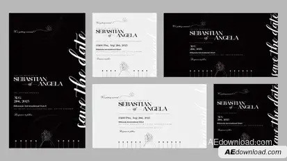 Forever Wedding Invitation Openers template preview