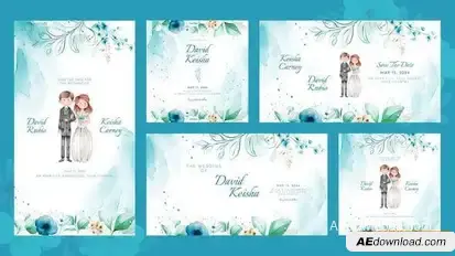 Forever Wedding Invitation Openers template preview