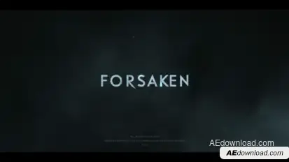 Forsaken Trailer Titles template preview