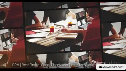 Frames BPM slideshow Video Displays template preview