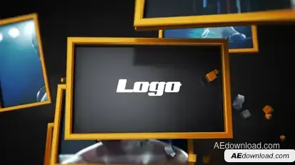 Frames Slideshow Video Displays template preview