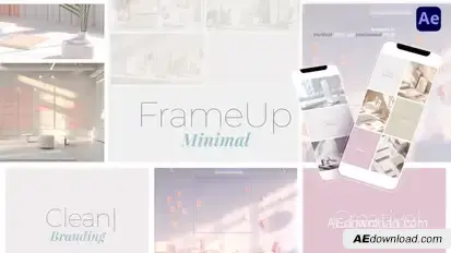 FrameUp | Minimal Video Displays template preview