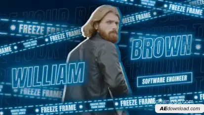 Freeze Frame Video Displays template preview