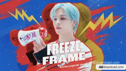 Freeze Frame Elements template preview