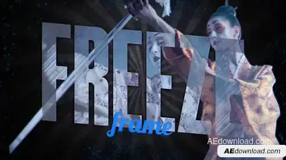 Freeze Frame Action Video Displays template preview