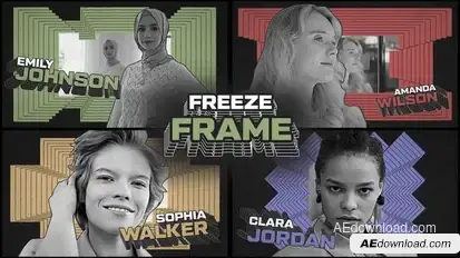 Freeze Frame | Creative Openers template preview