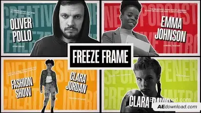 Freeze Frame Maker Openers template preview
