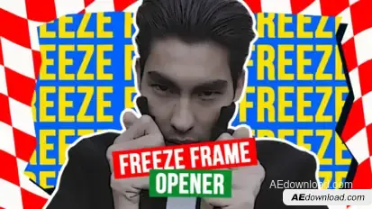 Freeze Frame V1 Video Displays template preview