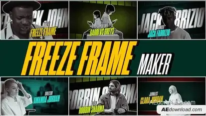 Freeze Frame V3 Openers template preview