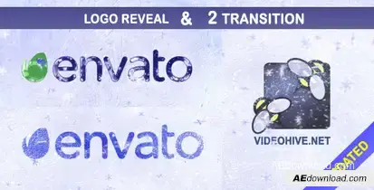 Freezing Logo and Transitions Logo Stings template preview