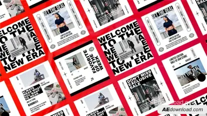 Frenome Minimal Instagram Posts Product Promo template preview
