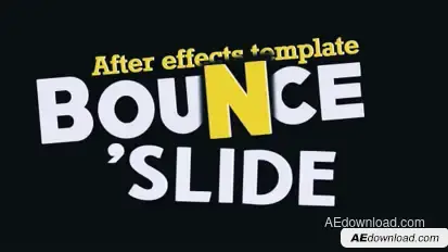 Fresh Animated Titles - Bounce n' Slide Openers template preview