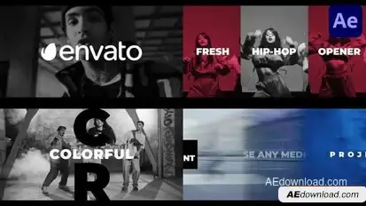 Videohive Fresh Hip-Hop Opener for After Effects Openers template preview
