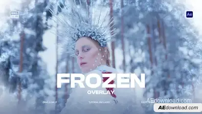 Frozen Overlays Elements template preview