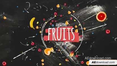 Fruits Slideshow Openers template preview
