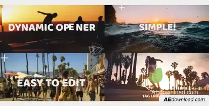 Fun Dynamic Opener Video Displays template preview