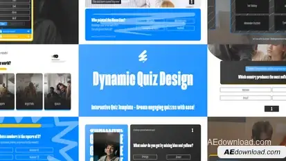 Fun Quiz Animations Openers template preview