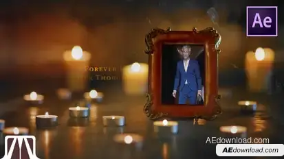 Funeral Memorial Video Displays template preview