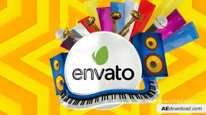 Funky music intro Broadcast Pack Opener broadcast-packages template preview