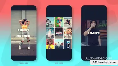Funky Opener Reels Openers template preview