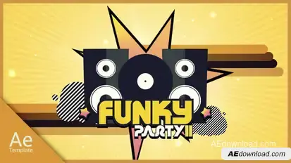 Funky Party 2 Openers template preview