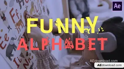 Funny Alphabet | After Effects Titles template preview