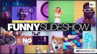 Funny Slideshow Openers template preview