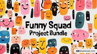 Funny Squad Bundle Openers template preview