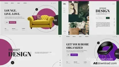 Furniture Catalog Product Promo template preview