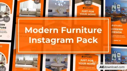 Furniture Commercial Instagram Story Reel Product Promo template preview