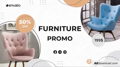 Furniture Sale Promo Product Promo template preview