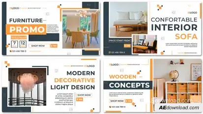 Furniture Sale Promo Product Promo template preview