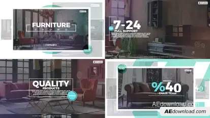 Furniture Style promo Openers template preview