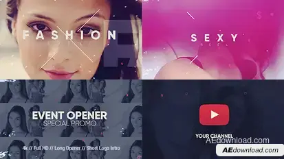 Future Bass Logo Intro Video Displays template preview
