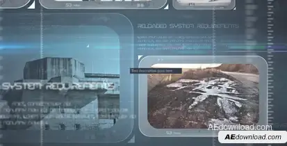 Future Slideshow Video Displays template preview