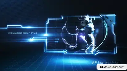 Futuristic Displays Video Displays template preview