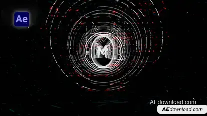 Futuristic Glitch Logo Logo Stings template preview