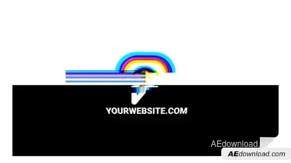Futuristic Glitch Logo Reveal Logo Stings template preview