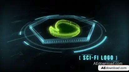 Futuristic Hi Tech Logo Reveal / Intro Logo Openers template preview