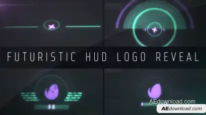 Futuristic Hud Intro Logo Stings template preview