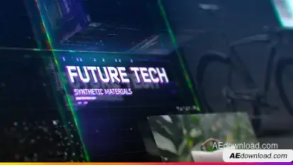 Futuristic HUD Slideshow Openers template preview
