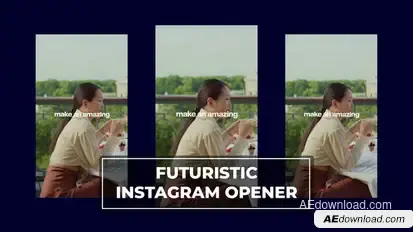 Futuristic Instagram Opener Openers template preview