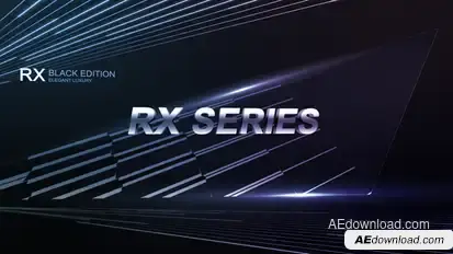 Futuristic Line Logo Reveal Logo Stings template preview