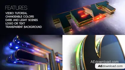 Futuristic Logo Logo Stings template preview