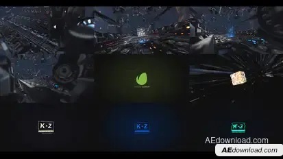 Futuristic Logo Reveal Logo Stings template preview