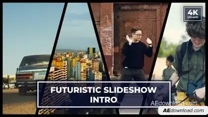 Futuristic Multiscreen Slideshow | Split Screen Opener Openers template preview